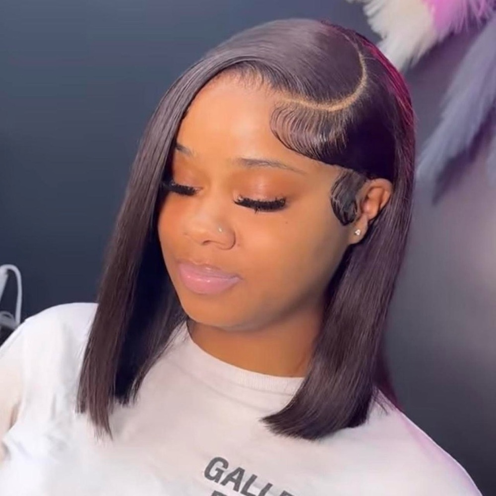 Sleek Black Bob Wig